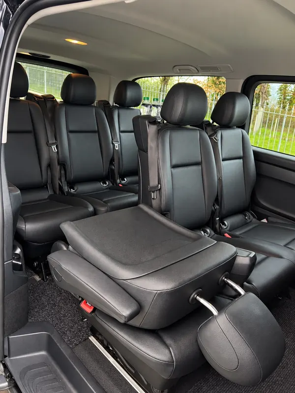 I sedili posteriori del Mercedes Vito